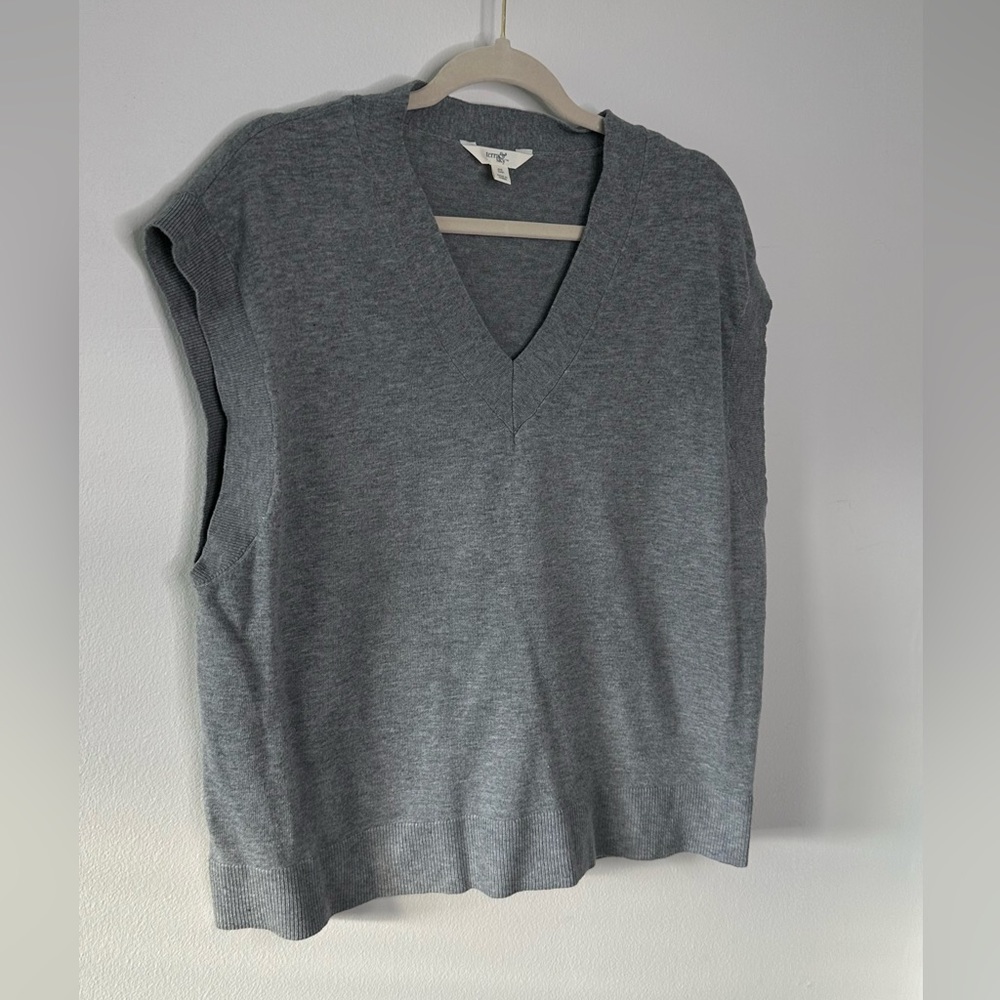 Grey sweater vest
